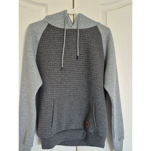 Calvin Klein Two-Tone Gray Crewneck Hoodie Sweater